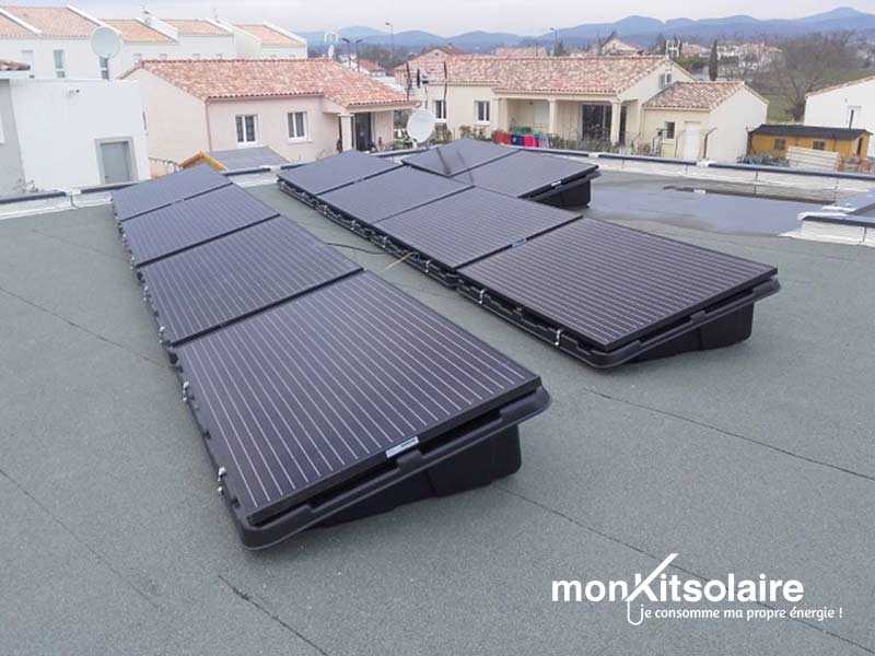 Installation du kit solaire dans le Gard